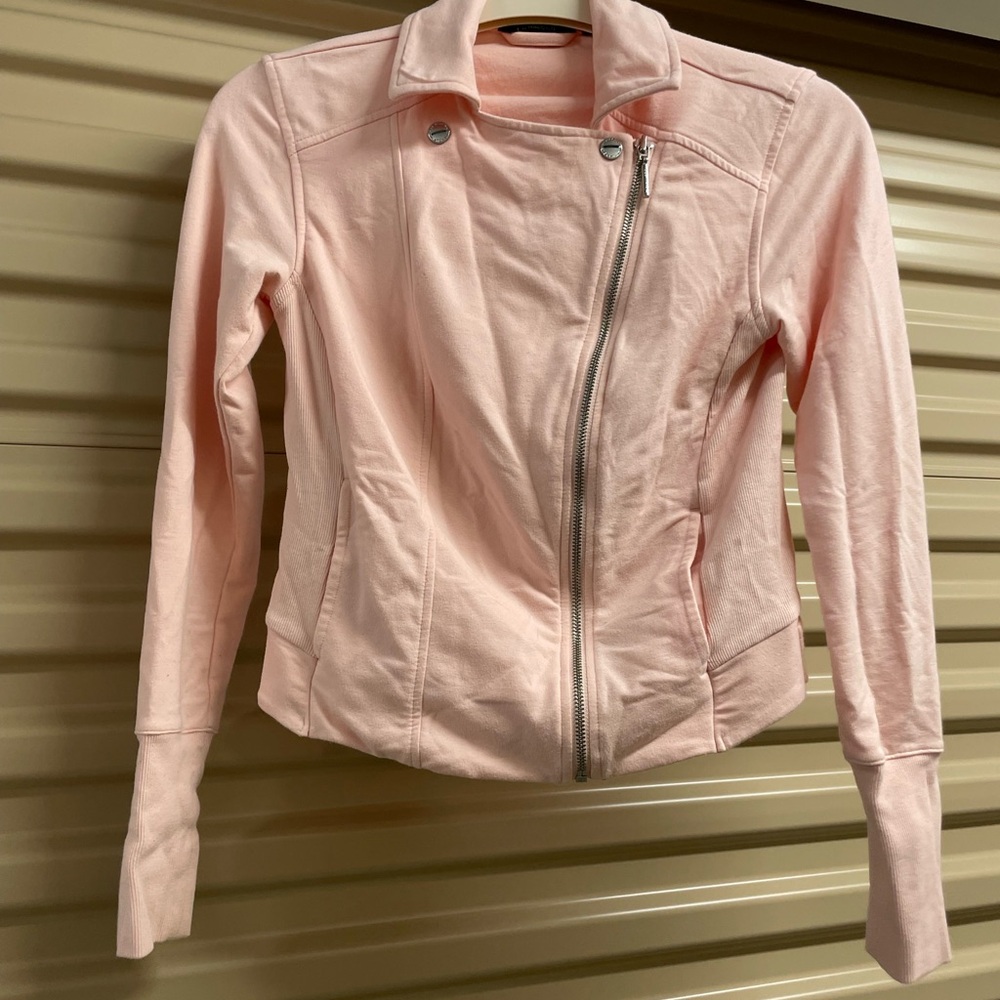 Down from $75!🎉Halston Pink Moto Jacket
